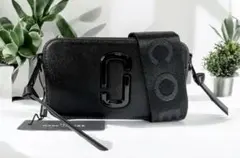 MARC JACOBS スナップショット カメラバッグ ブラックショルダーバッグ