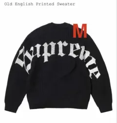最終値下げ‼️ Supreme 2025 オールドイングリッシュ　セーター Supreme Old English Printed Sweater (SS25) - $158