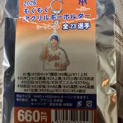 オイシックス新潟アルビレックス #37 中山 もぐもぐアクリルキーホルダー