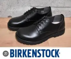 BIRKENSTOCK ギルフォード 黒 レザーシューズ