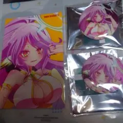 ノーゲーム・ノーライフ POP UP 踊り子　タワレコ　ジブリール　缶バッジ　②