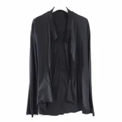 96aw Yohji Yamamoto femme シルクジャケット ブラックのサムネイル