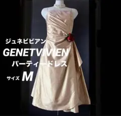 GENETVIVIEN パーティードレス 結婚式 二次会 発表会 ワンピース Mのサムネイル