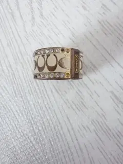 COACH クリスタル装飾リング