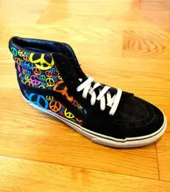 【限定】VANS SK8-HI 27.5cm 9H　peaceマーク