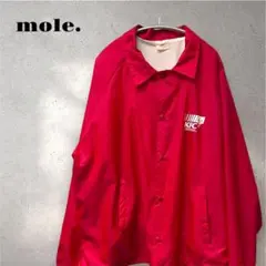 USAアメリカ US古着 企業ロゴ ケンタッキー ナイロンジャケット 赤 XXL