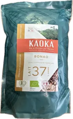 KAOKA（カオカ）有機ミルクチョコレートボナオ37% 1kg×2袋（数量限定）のサムネイル