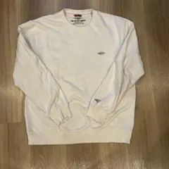 10s BALL 1974 イタリアブランド ロゴ刺繍 スウェット 白　L