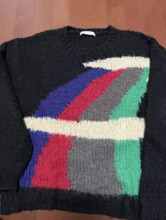 【JieDa】MOHAIR 22AW RAINBOW KNITブラック サイズ2のサムネイル