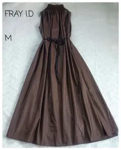 FRAY I.D スモッキングタッチネックチンツワンピース M