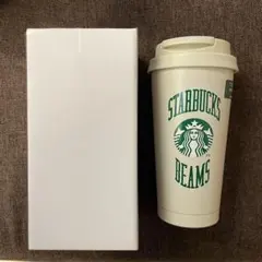 スタバ BEAMS リサイクルステンレスTOGOロゴタンブラーベージュ473ml