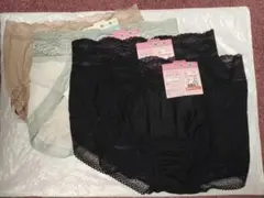 【新品未使用】しまむら×ちーちょろすコラボ　深履きショーツ　Lサイズ　4枚セットのサムネイル