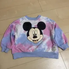ミッキーマウス タイダイトレーナー 120 マイリトルワンダー スウェット
