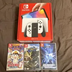 Nintendo Switch 有機ELモデル 本体　ソフト付き