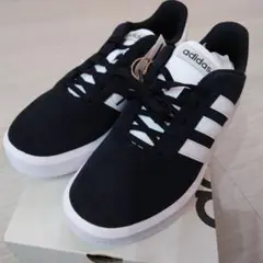 【未使用品☆】adidas ブラック スニーカー　24.0cm