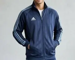 adidas メンズ ジャージ ネイビー