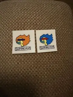 supreme gonz box logoステッカー　2枚
