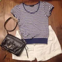 green label relaxing ボーダーT