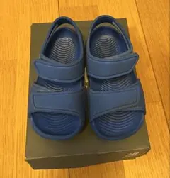 adidas サンダル　14cm 青