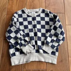 MY LITTLE WONDER チェック柄トレーナー 120