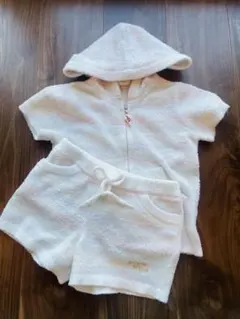 美品【80〜100センチ】ジェラピケ　モコモコ半袖パジャマ上下セット