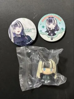 一番くじ　ホロライブ　リグロス　儒烏風亭らでん　ちょこのっこ　缶バッジ