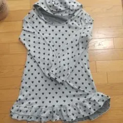 トップス フード付き ハート Lサイズ