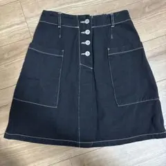 OLIVE des OLIVE ミニスカート　ブラック　フリーサイズ