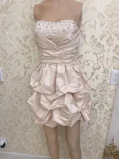 閉店セールストラップレスAラインドレス　ミニドレス　キャバドレス　ロングドレス