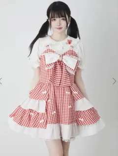 Malymoon チョコラブチェックメイド　バレンタインコスプレ 即日発送 予約-4月下旬頃より順次発送予定】【中村里砂着用】チョコラブチェック