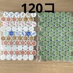 【ペットボトルキャップ】飲料蓋まとめ売グレー＆ホワイト120個
