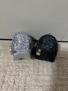 グリッター ミニリュック ポーチ 2点セット　IN シンガポール
