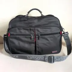 Samsonite ビジネスバッグ ブラック サムソナイト　ショルダー グレーのサムネイル