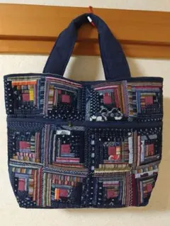 和風パッチワークトートバッグ