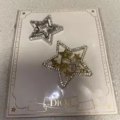 ディオール ノベルティ　ヘアクリップ　星
