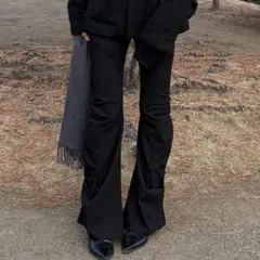 FLAREUP Asymmetrical Drape Pants