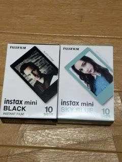 Fujifilm instax mini ブラック＆スカイブルー