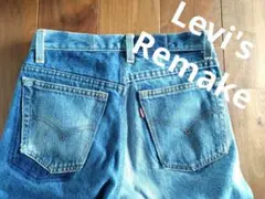 レア【Levi's REIGHT remake リメイクデニム 806リーバイス