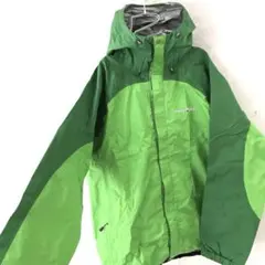 mont-bell サンダーパスジャケット 防水 袋付き 極美品 L グリーン