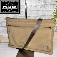ポーター ドラフト ショルダーバッグ PORTER DRAFT ベージュ　完売品