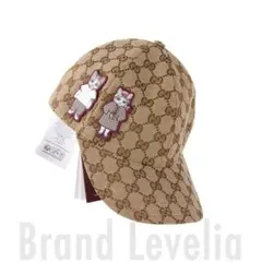 新品未使用 GUCCI グッチ キャップ GG総柄 キャンバス ヒグチユウコ