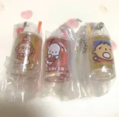 ポチャッコ おさるのもんきち たあ坊 レトログラス ミニチュアチャーム サンリオ