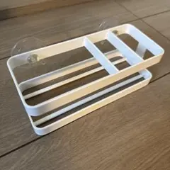 山崎実業　ホワイト スポンジ&ボトルホルダー　吸盤付き　tower