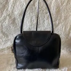 Dakota 黒のシンプルなハンドバッグ／ショルダーバッグ