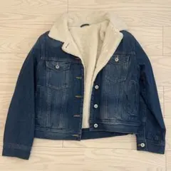GU デニム ボアジャケット