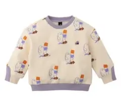 【最終値下げ】moimoln モイモルン　ダブルハグミンク起毛トップス　120