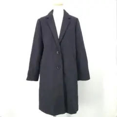 Z8【未使用】ショコラフィネ ローブ チェスターコート L アウター 濃紺のサムネイル