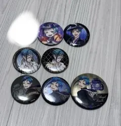ツイステ フロイド リーチ 缶バッジ ディズニー 実験着 式典服 寮服