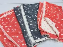 N51.生地売り☆6重ガーゼカットクロス 3点セット