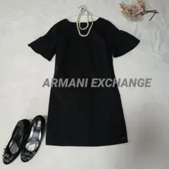 ARMANI EXCHANGE アルマーニエクスチェンジ黒ワンピース０サイズのサムネイル